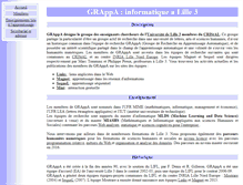 Tablet Screenshot of grappa.univ-lille3.fr