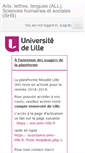 Mobile Screenshot of moodle.univ-lille3.fr