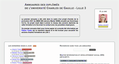 Desktop Screenshot of annuaires-anciens.univ-lille3.fr