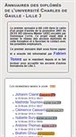 Mobile Screenshot of annuaires-anciens.univ-lille3.fr